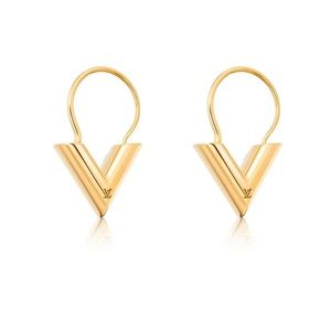 LV essential gold hoop